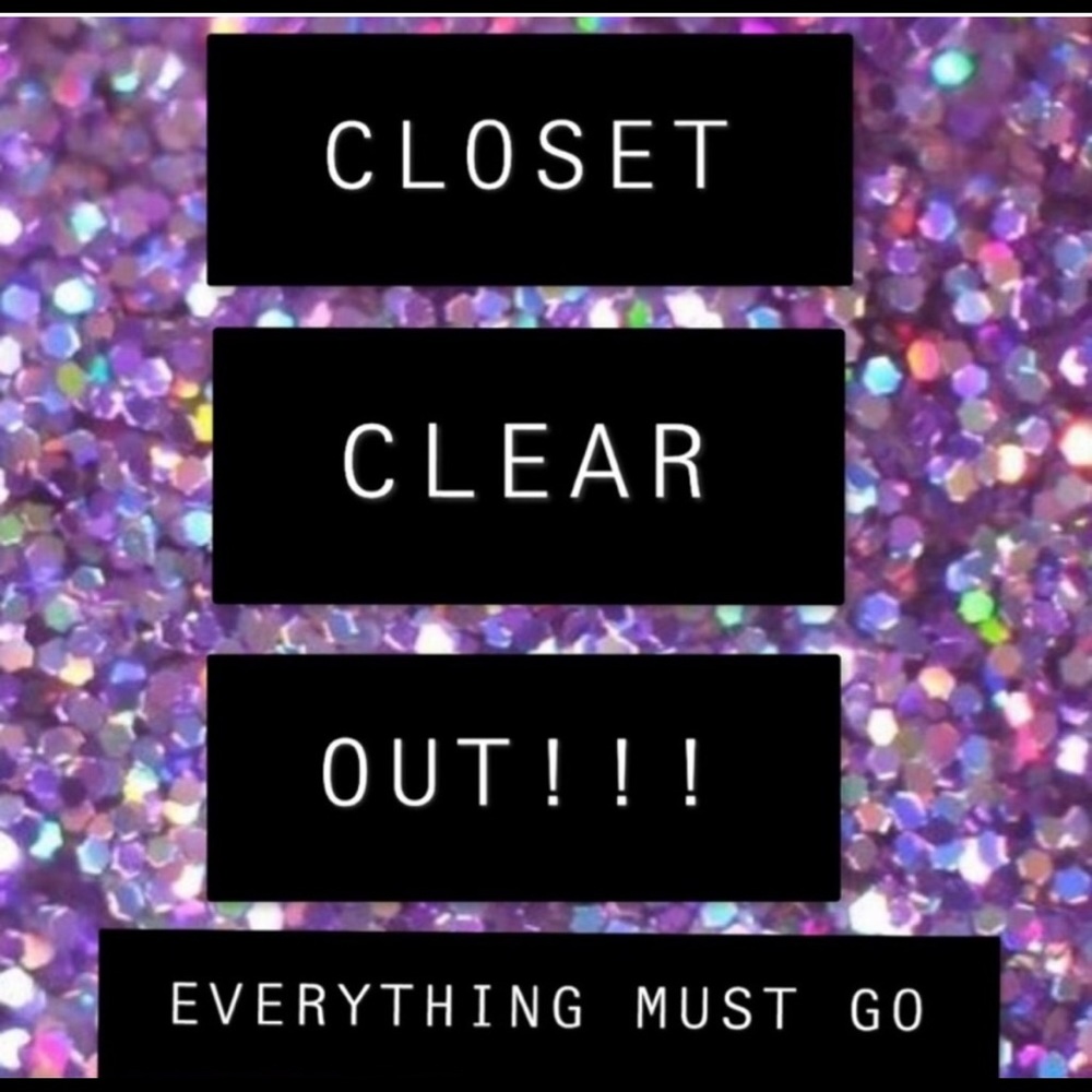 Closet sale!